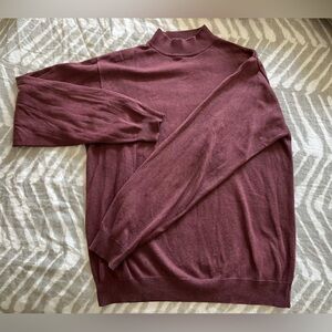 croft & barrow Men's Turtleneck Sweater - Wine